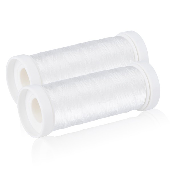Simthread Invisible Nylon Thread Diameter 0.01 mm, 2 Pieces for