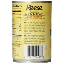 Reese Quartered Artichoke Hearts, 14 Ounces