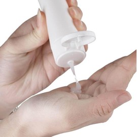 Upstore Pack of 3 400 ml Empty Transparent Plastic Tube Squeeze Bottle with Flip Lid Refillable for Cosmetic Samples Packaging Travel Bottle Container for Lotion Shower Gel Shampoo Toiletries