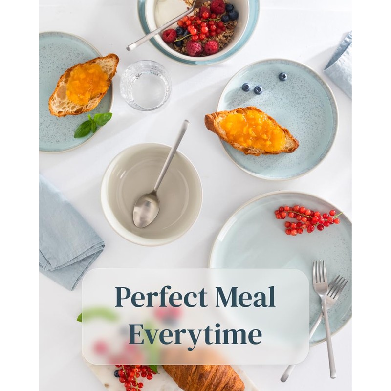 24 Piece Dinnerware Sets for 8 - Modern Style Stoneware