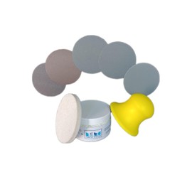 Cerium Oxide Glass Polishing Kit, Headlight Restoration Set with Polishing Pads and Applicator