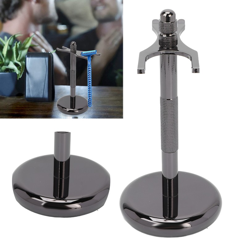 Stainless Steel Safety Razor Stand Falling Prevention Shaver Stand Bracket