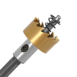 MiJunHD Drill Bit Hole Saws Cutter Tool Kit HSS Carbide Tip Set Tooth Cutter Metal Alloy for Stainless High Steel Plate Plastic Square Tube Iron Wood Metal