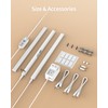 ASOKO Motion Sensor Dimmable Led Under Cabinet Lighting Plug in
