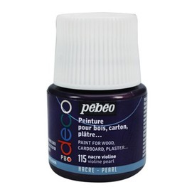 PEBEO 45ml Deco Pearl, Acrylic, Violet, 7 x 4.5 x 4.5 cm