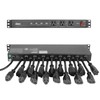Tecmojo 1U Rack Mount 19 Outlet PDU Power Distribution Unit