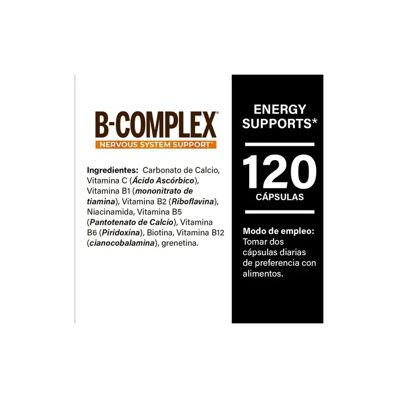 Complejo Sistema Nervioso 120 Cáps 700mg Complex Naturelab Sabor