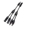 Solar connector Y branch parallel adapter Solar panel cable Photovoltaic