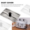 UOIENRT 2 Slice Toaster Dust Cover, Stainless Toaster Appliance Top