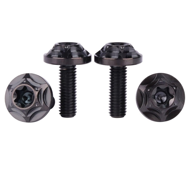 UHDFBDHF 4Pcs Titanium M5x10 15 20mm Torx Head Bolt T30
