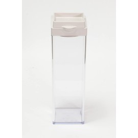 Liberty Corporation LD-315 Square Water Pitcher Vertical Horizontal 1.8L Warm Gray