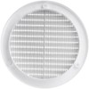 Vent Systems 5" Inch (Opening Dimensions) White Soffit Vent Cover