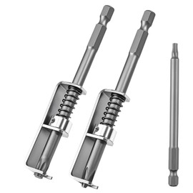 3 Pcs Spring-Loaded Screw Holder Bit, Anti-Drop Screwdriver Bit, Single-Hand Operation Bit Holder for Electricians, Mechanics, DIY Home Repair, Universal Screw Retaining Tool