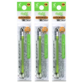 Pilot FriXion Ball Slim Refill for Other Colors 0.38mm, Light Green LFBTRF12UFLG, 1 Pack x 3 Pack Set