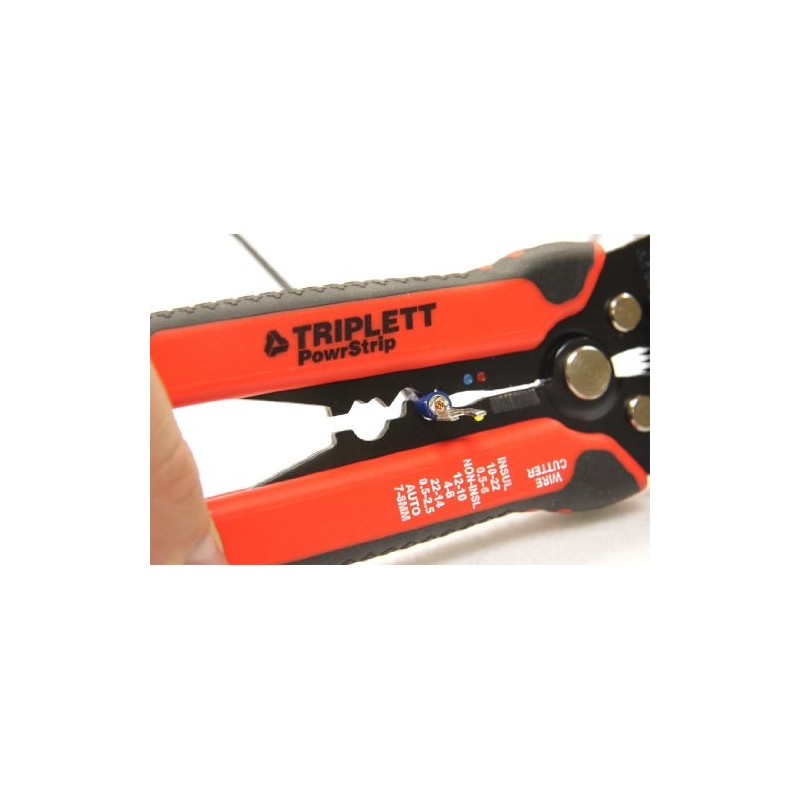 Triplett PowrStrip Automatic Wire Stripper and Cutter for 8 to