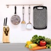 Famiry Reversible Cutting Board Set Of 3, Plastic Chopping Board