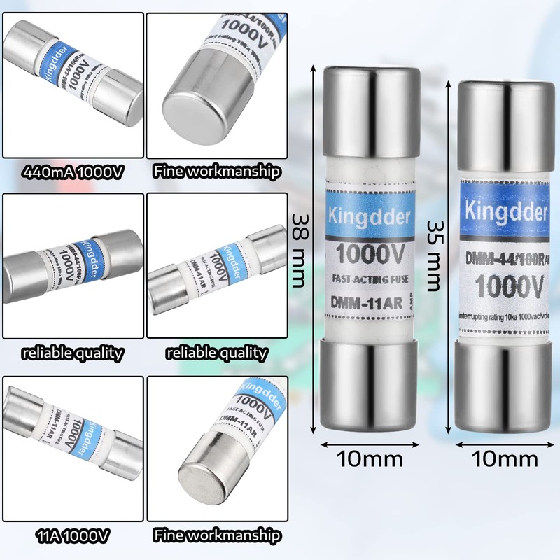 Kingdder 6 Pcs DMM-11A (DMM11) and DMM-44/100 (DMM 44 100)