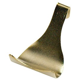 Merriway® BH00086 (20 Pcs) EB Brass Plated Picture Rail Moulding Hook - Pack of 20 Pieces