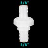 Feelers 3/8" Hose Barb Thru-Bulk Bulkhead Fitting Hex Barbed Fitting