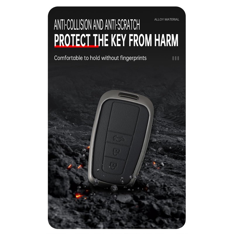 ontto 3 button Key Fob Cover Fit for Toyota 86