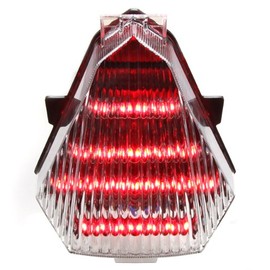 Integrated Sequential LED Tail Lights Clear for 2008-2016 Yamaha YZF R6