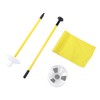 Practice Golf Hole Pole Cup Flag Stick Detachable 2 Section