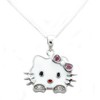 Sterling Silver Gloss Kitty Pendant
