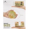 Marble Coasters Set of 6 Green Onyx 3.5 Inch Round