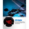 Turbo Boost/Vacuum Gauge Kit -28 in.Hg 40 PSI LED Digital