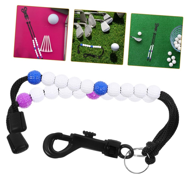 Mikinona 2pcs Golf Scoring Bead Counter Lightweight Stroke Keeper for
