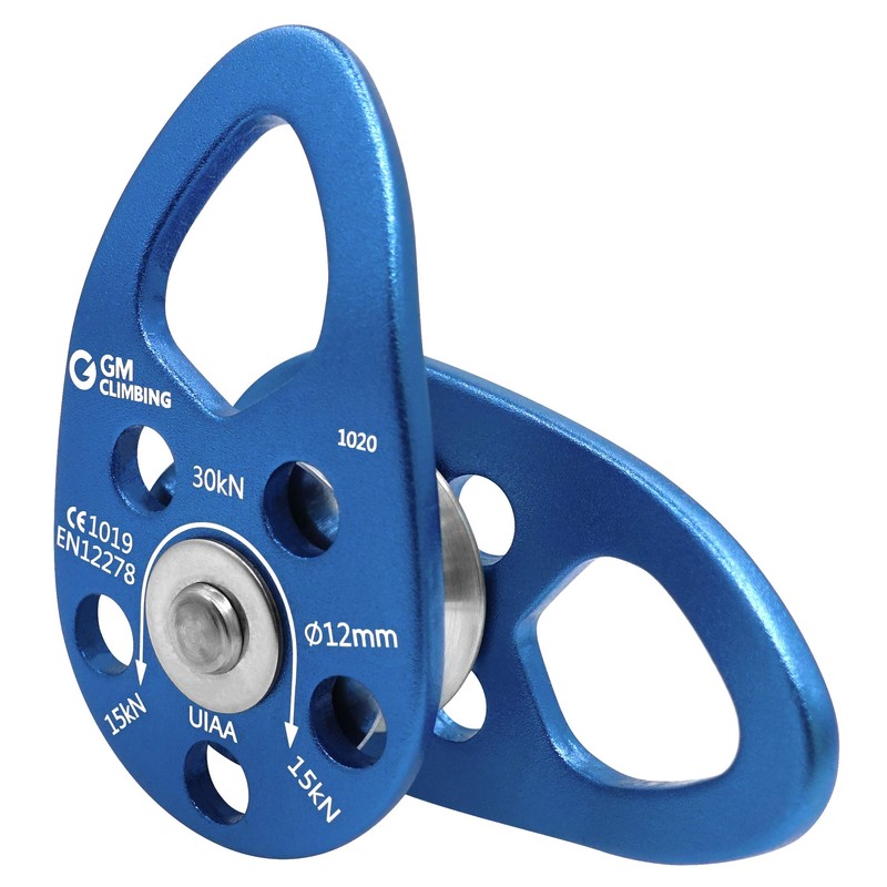 GM CLIMBING CE UIAA Certified 30kN Micro Pulley Mobile Side