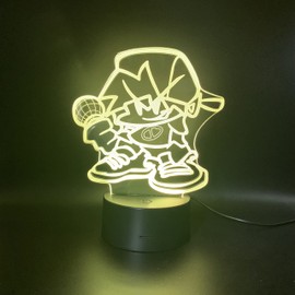 Wolostore Friday Night Funkin LED Video Game Lamp Colour Changing USB Night Light Decoration