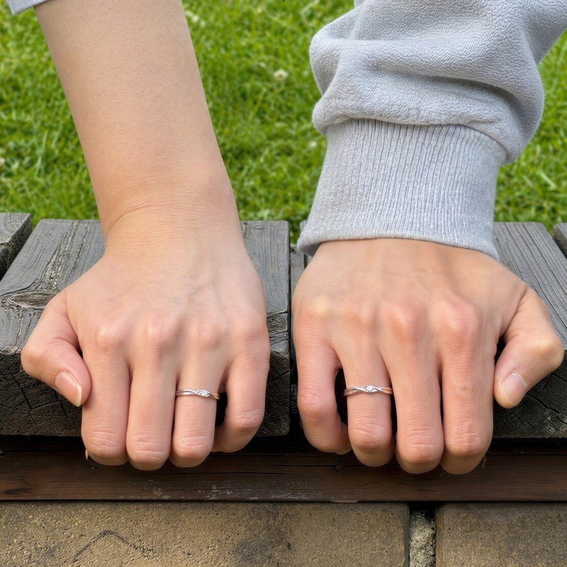 Puremond 4-part round 925 silver earrings OTS123C05D plating color /