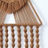 LOMOHOO Macrame Woven Wall Hanging Dream Catcher Triangle Tassel Geometric