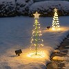 LED Christmas Tree Lights Christmas Tree Spiral String Lamps Xmas