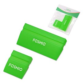 FOSHIO Green Mini Squeegee Window Film Tools ,Rubber Squeegee Water Blade Decal Wrap Applicator Car Home Tint