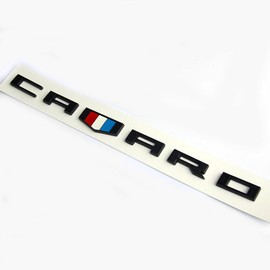Yoaoo 2Pack OEM Zl1 1LE Emblem Badges 3D Letter Compatible with Zl1 1LE Rs Ss Zl1 Z28 Redline Style Matte Black Red