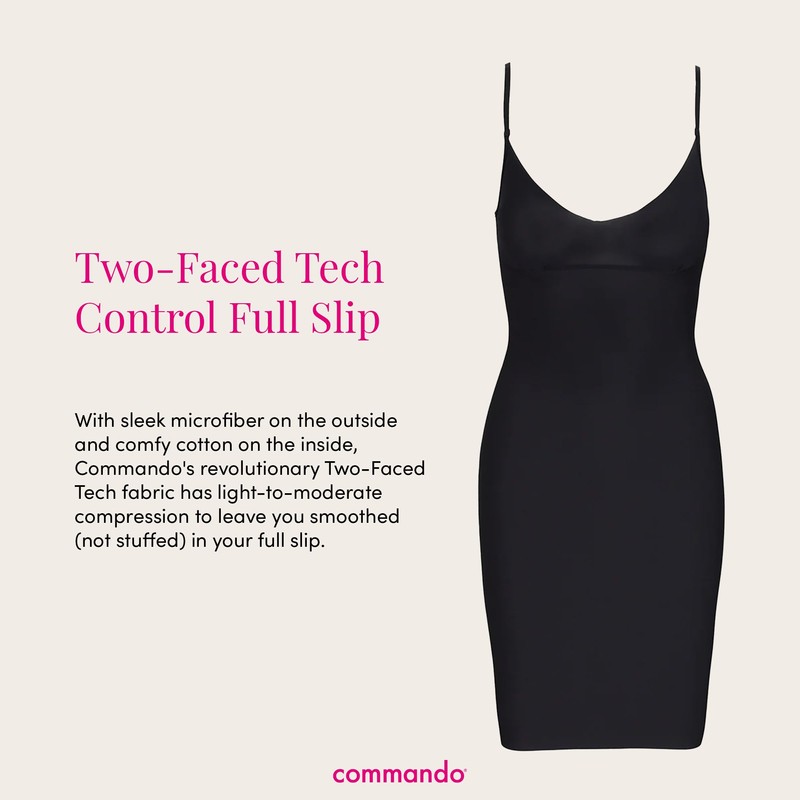 commando - Two-Faced Tech Control Slip Under Dress | Light-Medium
