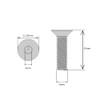 M5 (5mm x 30mm Inc Head) Hex Socket Countersunk Machine