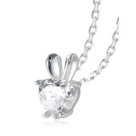 2 Carat Moissanite Sparkle Heart Pendant 925 Sterling Silver Imitation Diamond Solitaire Necklace for Women Wife