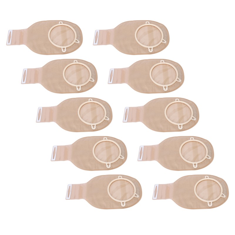 20pcs Drainable Colostomy Pouch Odor Repellent Film Double Sided Soft