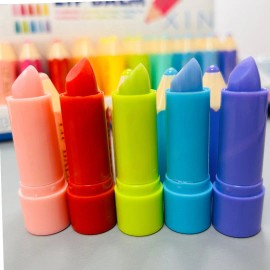 Bálsamo Labial Mayoreo 40pzas Blister Crayon Niña Hidratante