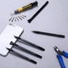 9 Pieces Plastic Scraper Tool Carbon Fiber Multi-Purpose Scraper Scratch