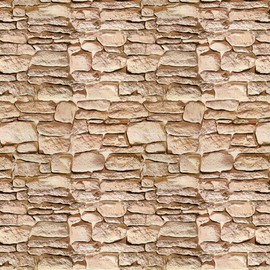 HXHM H Stone Wallpaper Peel and Stick 17.3" x 118.1" - Waterproof Removable Realistic 3D-Look Faux Stone Peel and Stick Wallpaper for Fireplace, Living Room, Bedroom, Home Décor