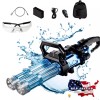 Jianfeng Summer Gatling Water Gun Electric dual barrel spinning lights