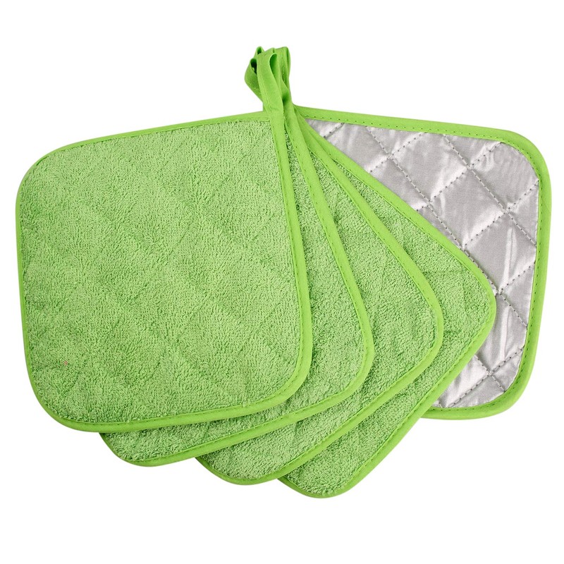 Lifaith 100% Cotton Kitchen Everyday Basic Terry Pot holder Heat