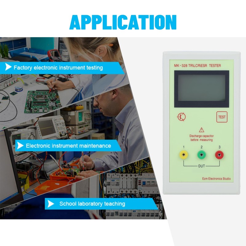 MK-328 Multifunction Transistor Tester, TR ESR Inductance Capacitance Resistor, Electronic