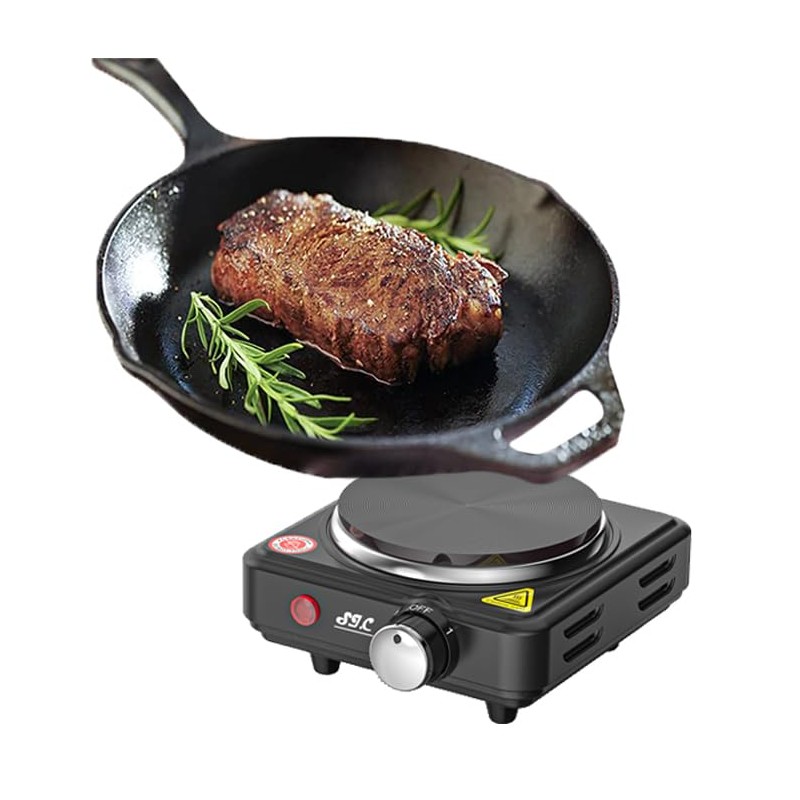 SIC Portable Electric Stove with Single Plate Portable Hob Cast