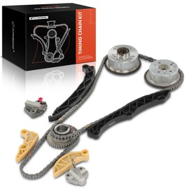 A-Premium 12x Engine Timing Chain Kit W/Sprocket & Tensioner & Guide Compatible with Kia Optima 2014-2015, Sorento 2012-2015, Sportage 2011-2016 - DOHC L4 2.0L 2.4L - Replace# 231212G590, 244202G101