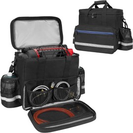 ORKELS Portable Propane Heater Carry Bag Compatible with Mr. Heater MH9BX – Durable Carrying Case with Multiple Pockets & Anti-Slip Bottom for Camping, RV Travel & Ice Fishing – Bag Only